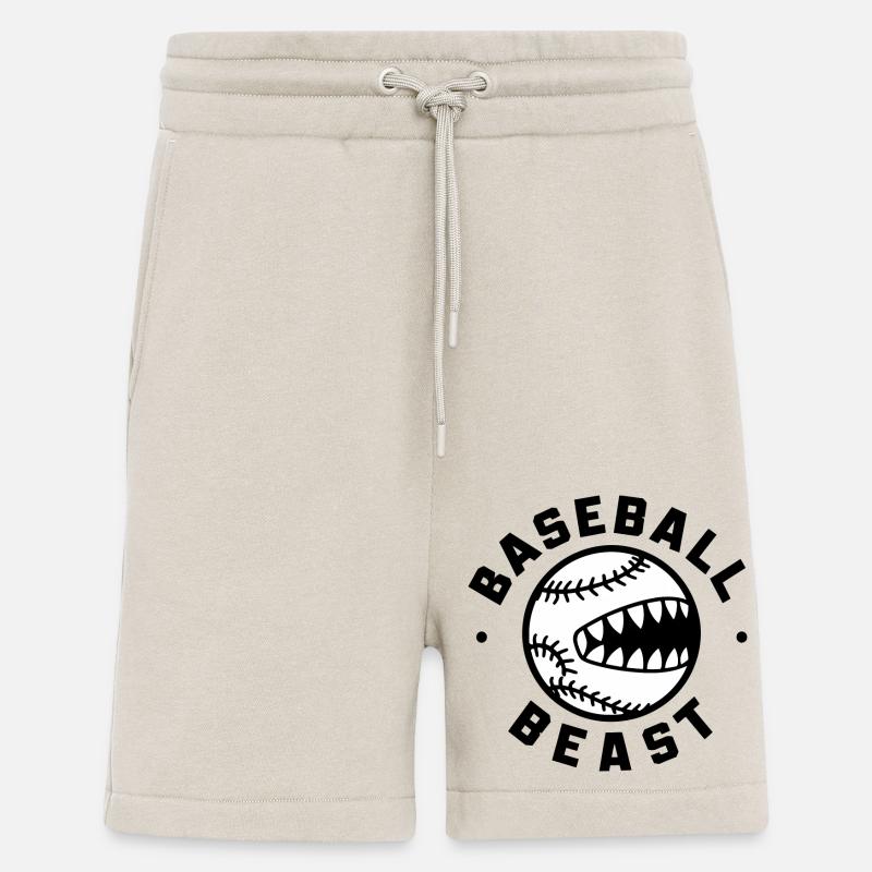 Bête de baseball - Short bio décontracté fabriqué en UE - WARM CLAY