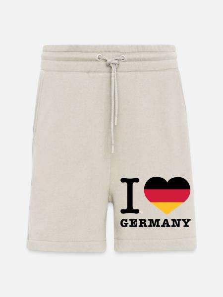 I love Germany - Shorts - made by SPREAD - WARM CLAY