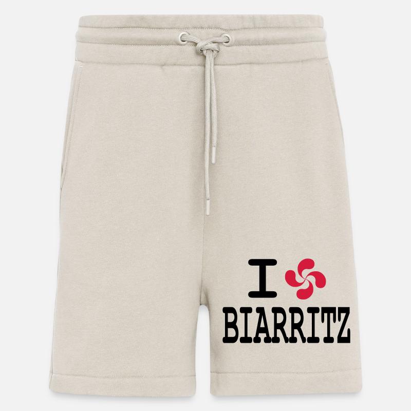 ich liebe Biarritz - lauburu - Shorts - made by SPREAD - WARM CLAY