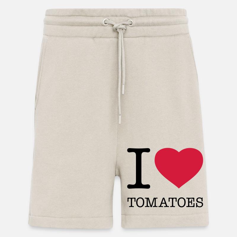 I LOVE TOMATOES Tomaten Tomate - Shorts - made by SPREAD - WARM CLAY