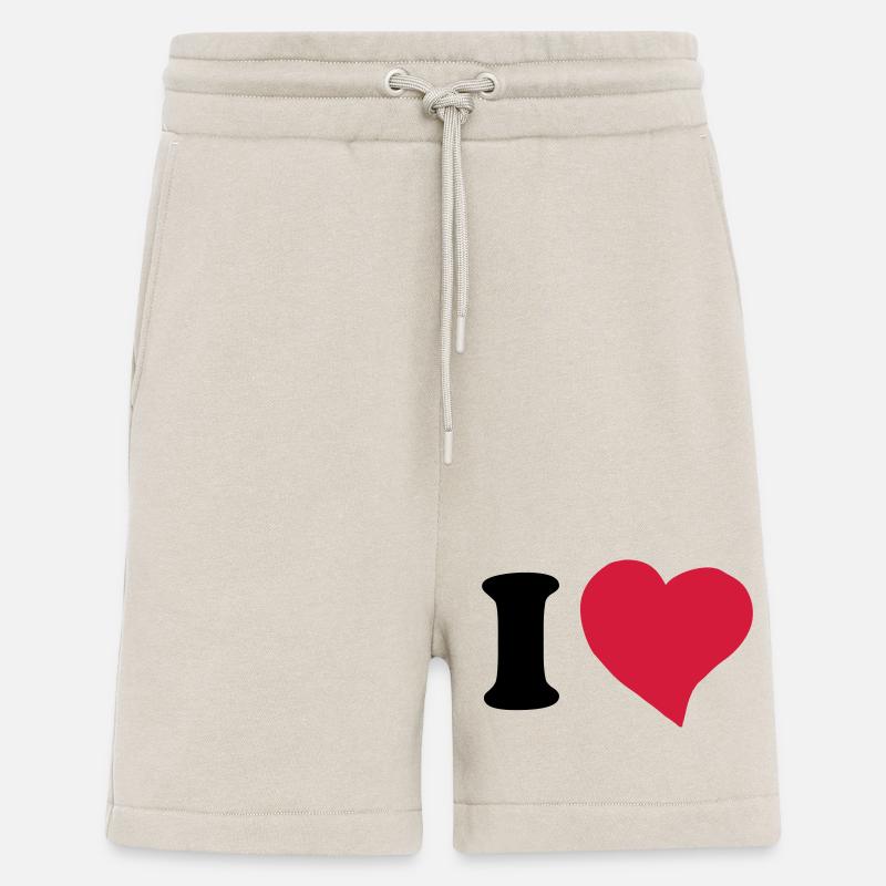 I love - Ich Liebe - Shorts - made by SPREAD - WARM CLAY