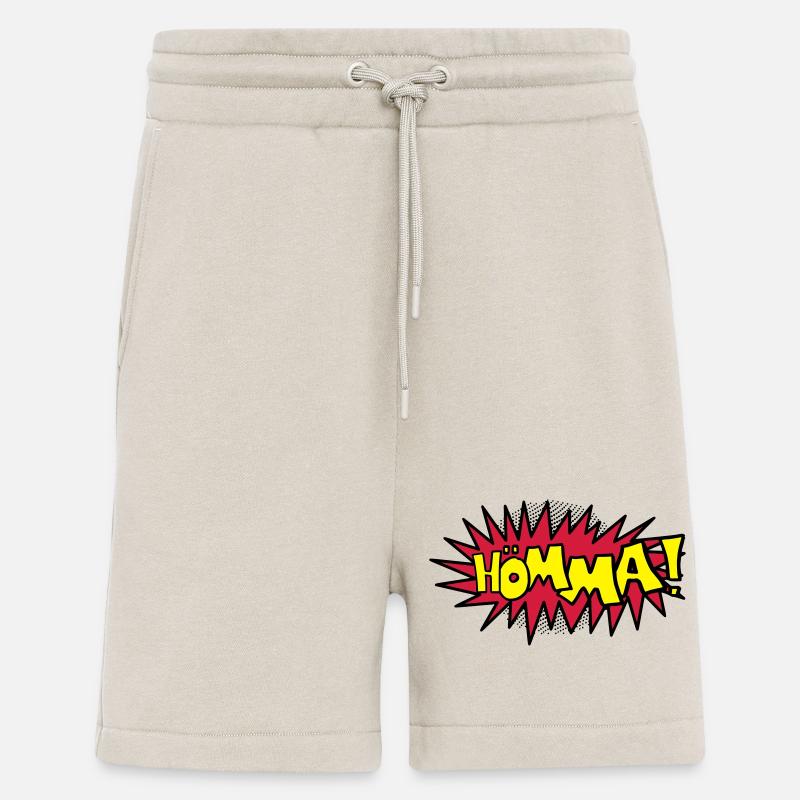 Comic Hömma - Shorts - made by SPREAD - WARM CLAY