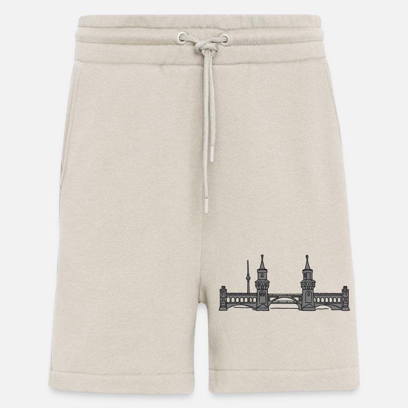 Oberbaumbrücke Berlin 2 - Shorts - made by SPREAD - WARM CLAY