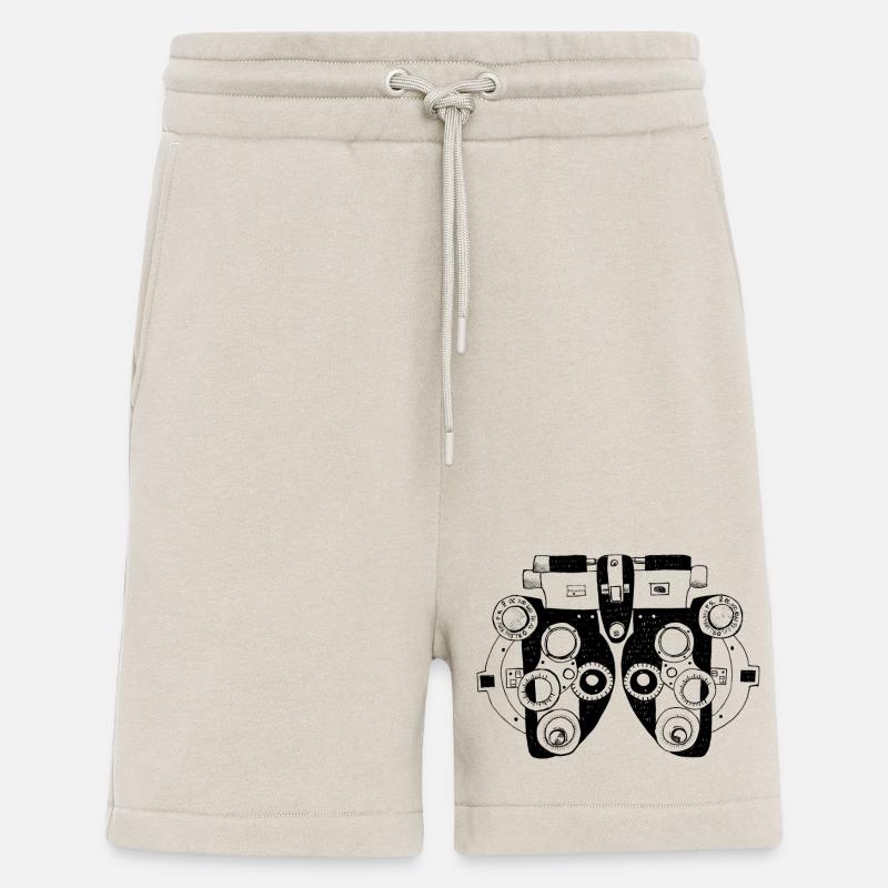 Phoropter Augenoptik Optometrie - Shorts - made by SPREAD - WARM CLAY