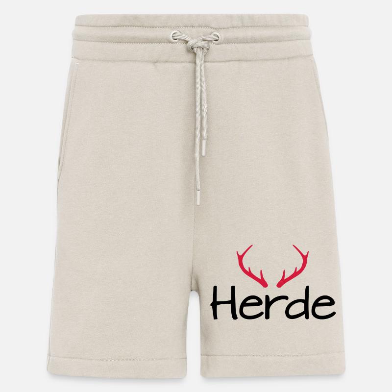 Herde Geweih Hirschgeweih - Shorts - made by SPREAD - WARM CLAY