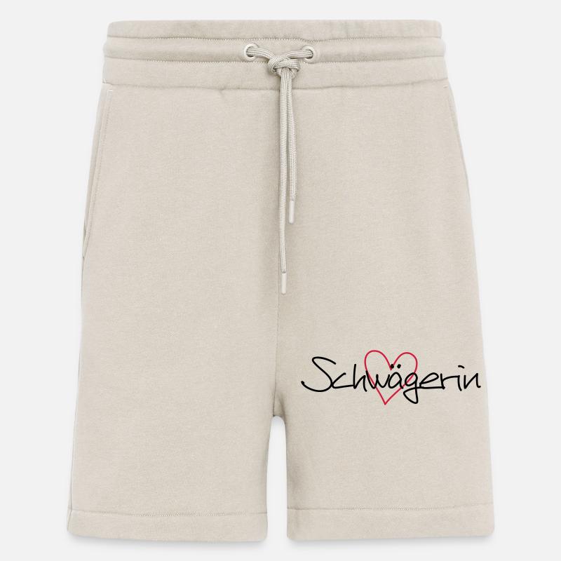 Schwägerin Herz Geschenk Junggesellenabschied - Shorts - made by SPREAD - WARM CLAY
