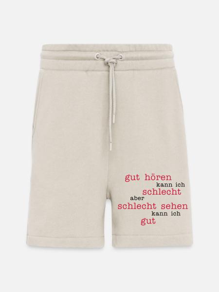 good to hear - look bad - Shorts - made by SPREAD - WARM CLAY