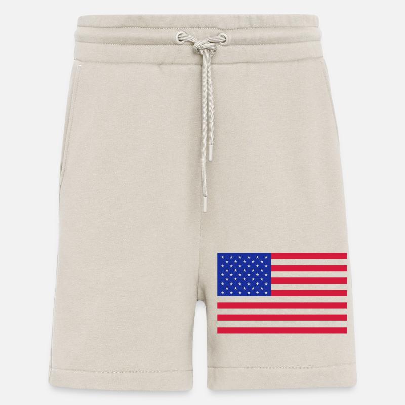 Flagge Amerika - Shorts - made by SPREAD - WARM CLAY