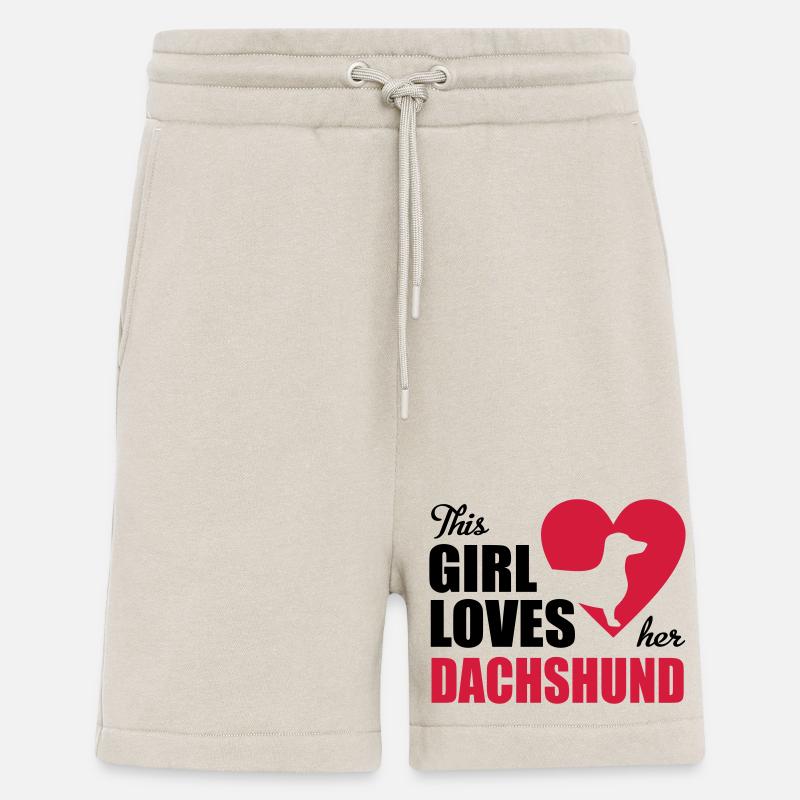 dachshund - Shorts - made by SPREAD - WARM CLAY