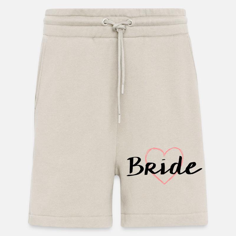 Bride heart bachelor party wedding - Shorts - made by SPREAD - WARM CLAY