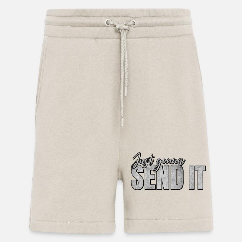 Just going to Send It - Shorts - made by SPREAD - WARM CLAY