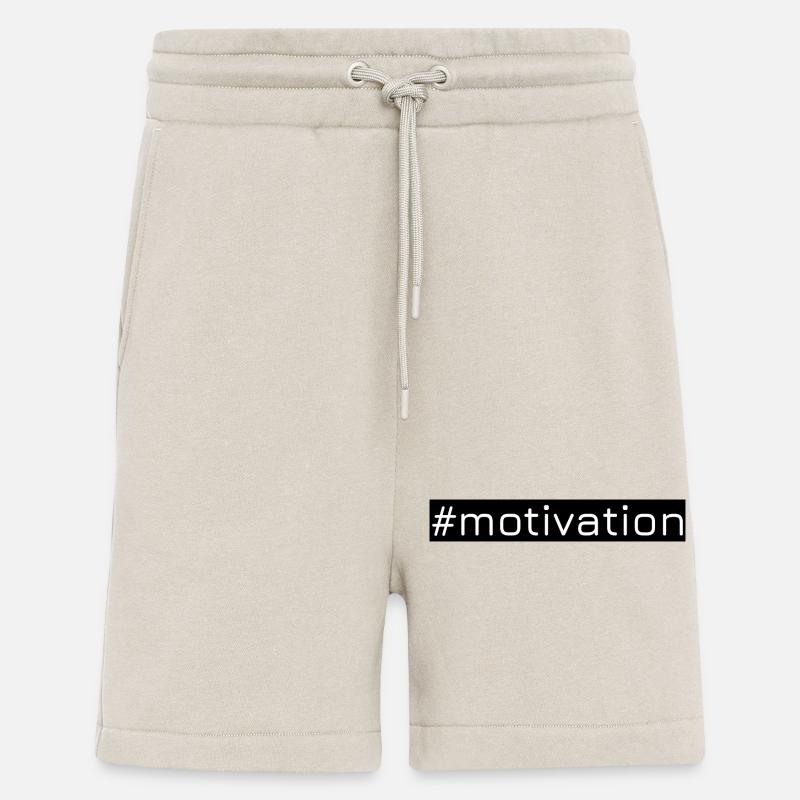 #motivation - Short bio décontracté fabriqué en UE - WARM CLAY