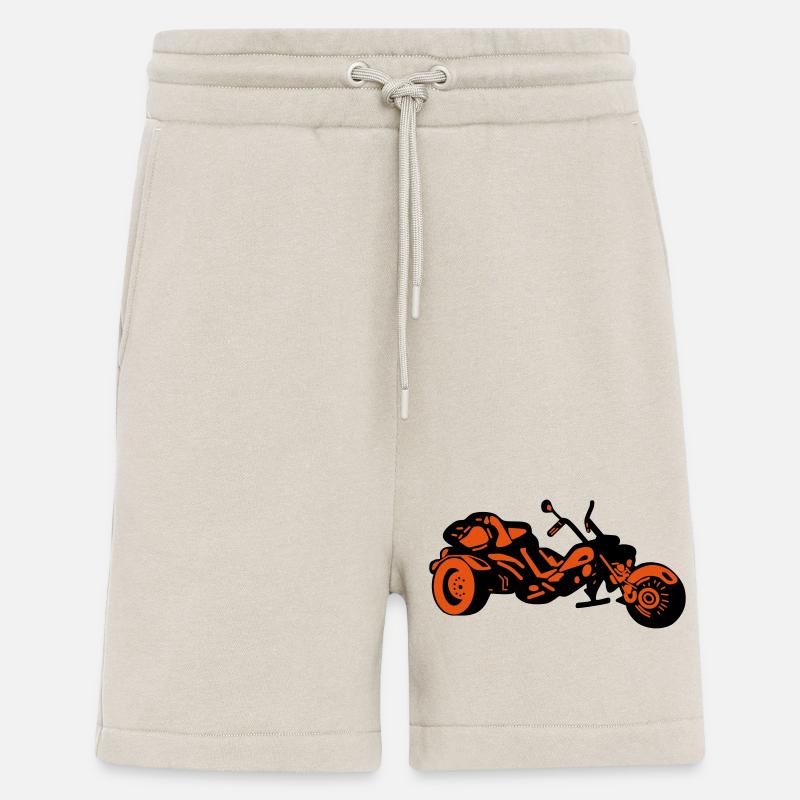 Chopper Inferno – Comic Style Trike - Shorts - made by SPREAD - WARM CLAY