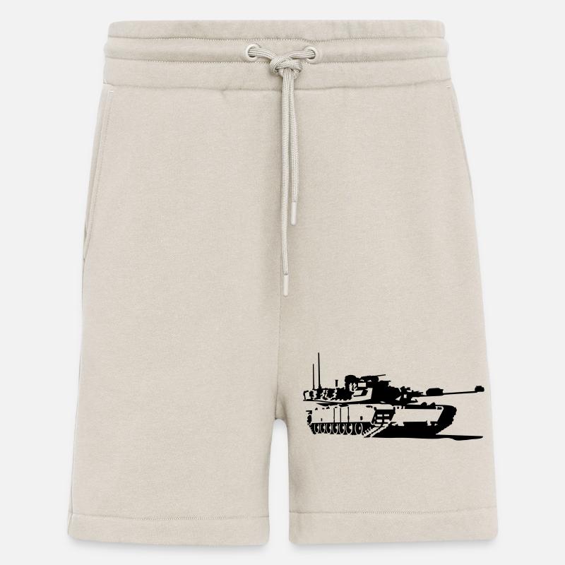 Panzer M1 Abrams - Shorts - made by SPREAD - WARM CLAY