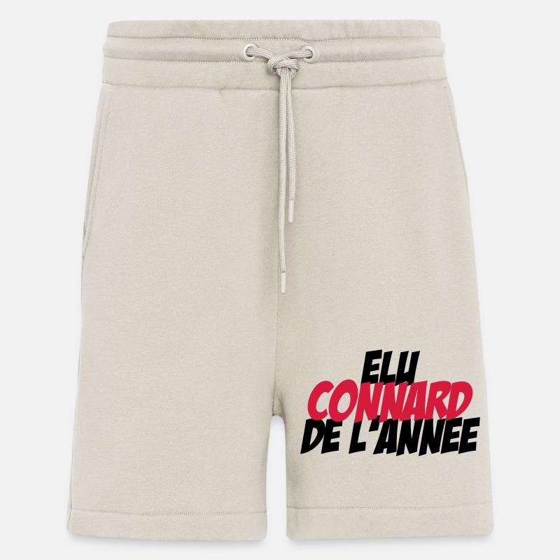 Elu Connard de l'année ! - Short bio décontracté fabriqué en UE - WARM CLAY