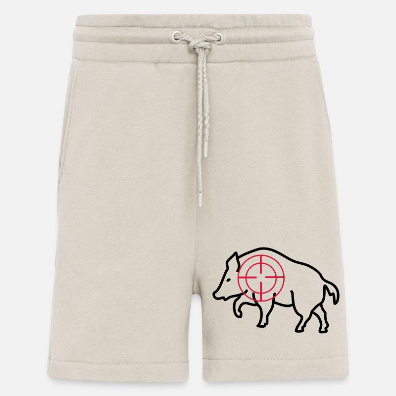 wildschwein jäger jagd - Shorts - made by SPREAD - WARM CLAY