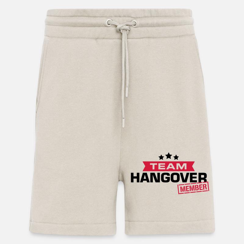 hangover team - Shorts - made by SPREAD - WARM CLAY