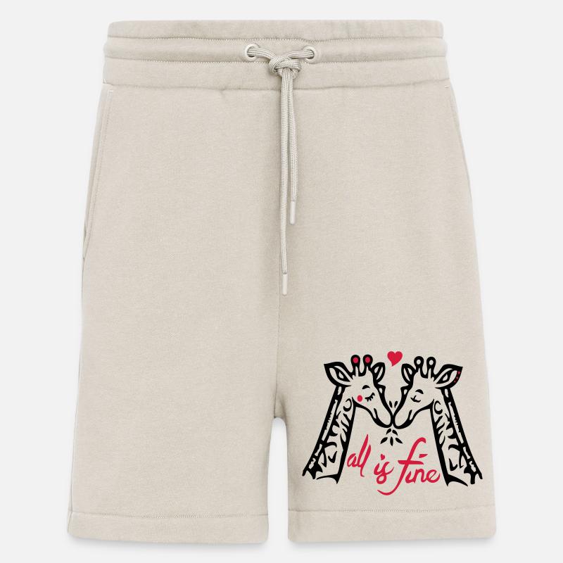 Giraffen Liebe - Shorts - made by SPREAD - WARM CLAY