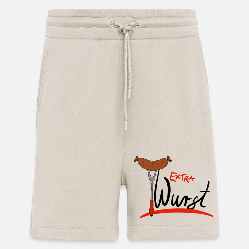 Extra Wurst Barbecue Humor - Shorts - made by SPREAD - WARM CLAY