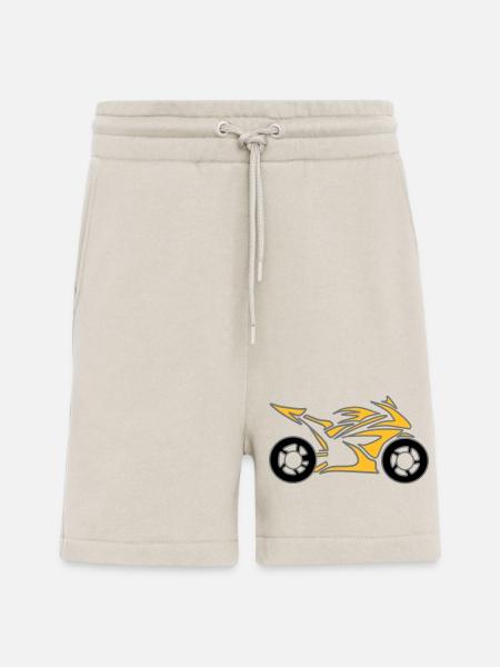Motorcykel Cykel Chopper Knallert Roll - Organic relaxed shorts made in EU - WARM CLAY