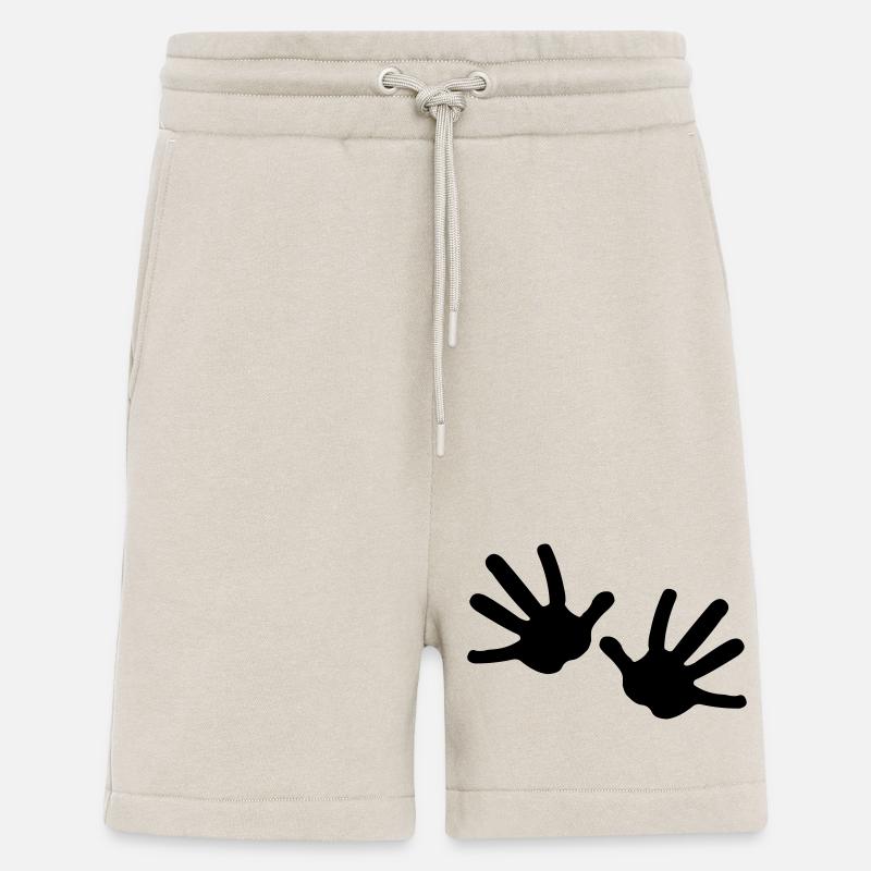Two hands - Shorts - made by SPREAD - WARM CLAY