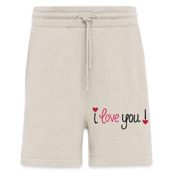 Valentine's Day I Love You Hearts - Shorts - made by SPREAD - WARM CLAY - Front