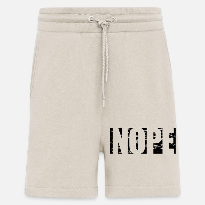 Scratch Nope Logo - Shorts - made by SPREAD - WARM CLAY