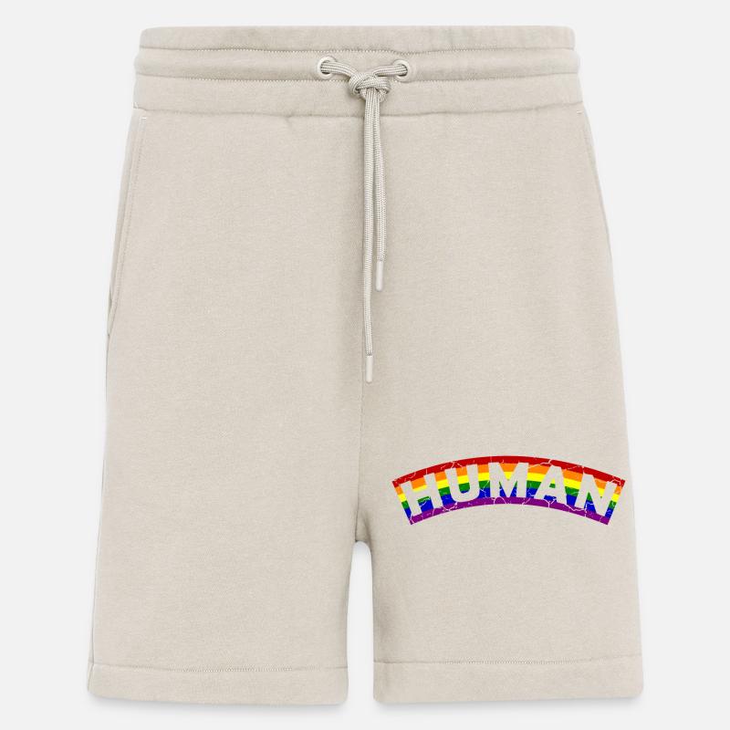 Human Pride Flag Design - Shorts - made by SPREAD - WARM CLAY