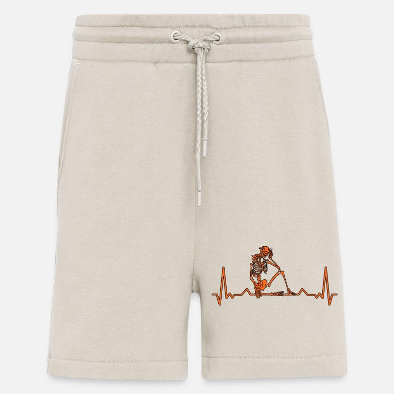Herzfrequenz vom Skelett - Shorts - made by SPREAD - WARM CLAY