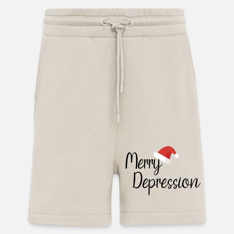 Joyeuse dépression - Short bio décontracté fabriqué en UE - WARM CLAY
