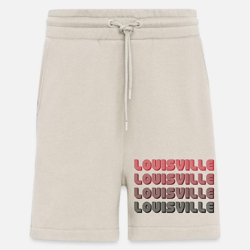 Louisville Gradient Typografie - Shorts - made by SPREAD - WARM CLAY