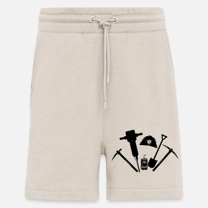Miners tools - Shorts - made by SPREAD - WARM CLAY