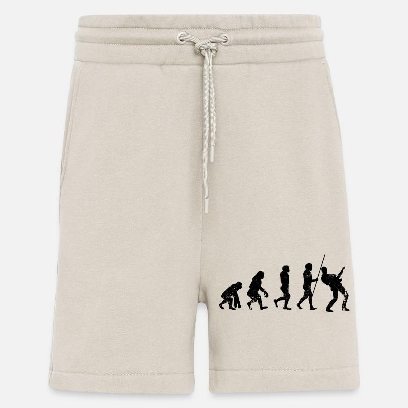 Evolution guitar player - Shorts - made by SPREAD - WARM CLAY