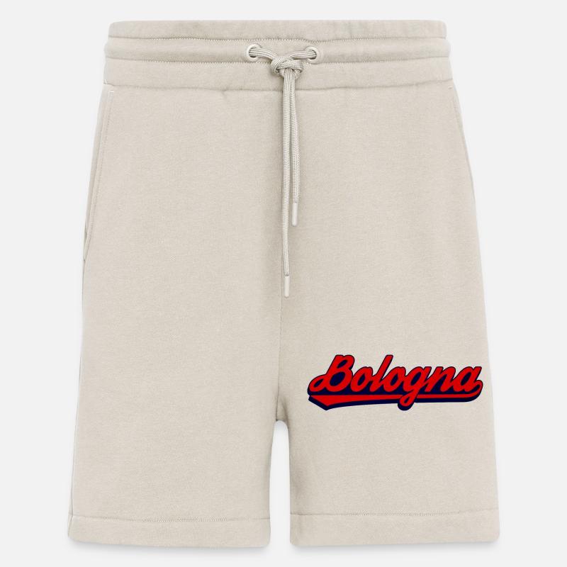 Bologna Script Retro Design - Shorts - made by SPREAD - WARM CLAY
