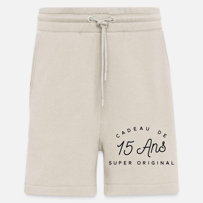 Cadeau 15 ans - Short bio décontracté fabriqué en UE - WARM CLAY