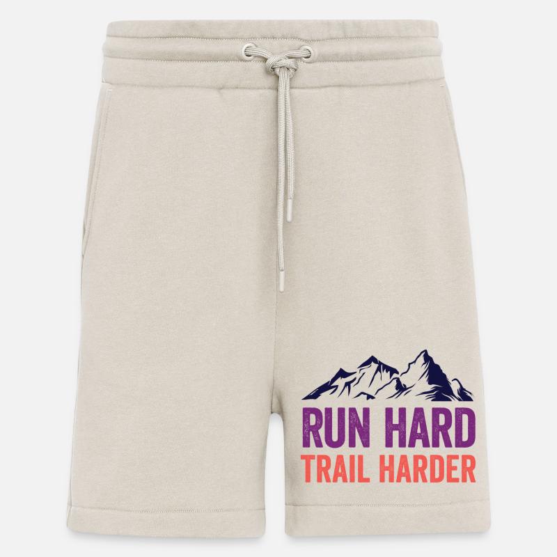 Laufen Sie hart. Härterer Trail. - Shorts - made by SPREAD - WARM CLAY
