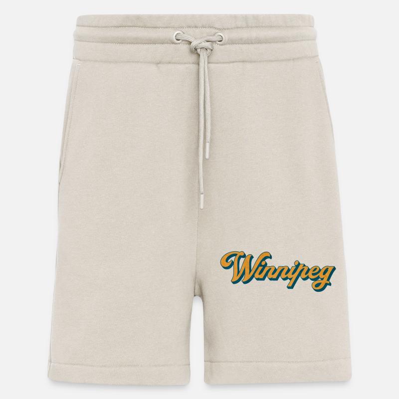 Winnipeg Retro Script - Shorts - made by SPREAD - WARM CLAY