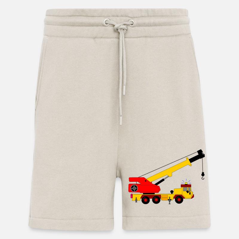 Couleur du camion-grue - Short bio décontracté fabriqué en UE - WARM CLAY