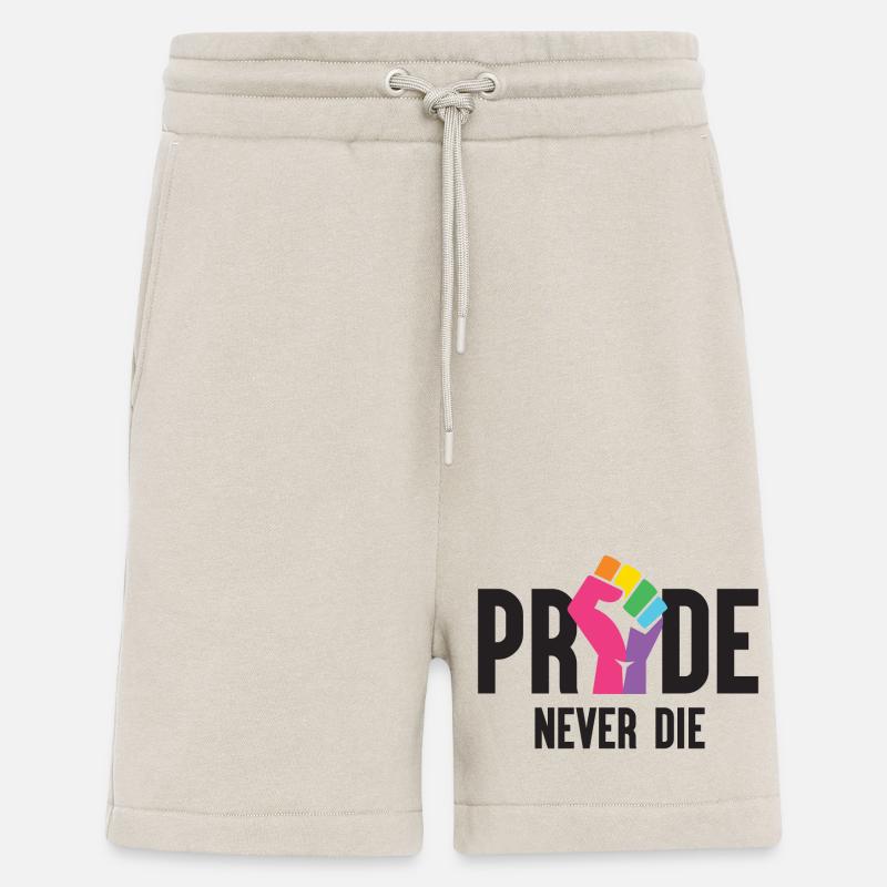 Pride Month LGBT - Pride Never Die - Shorts - made by SPREAD - WARM CLAY