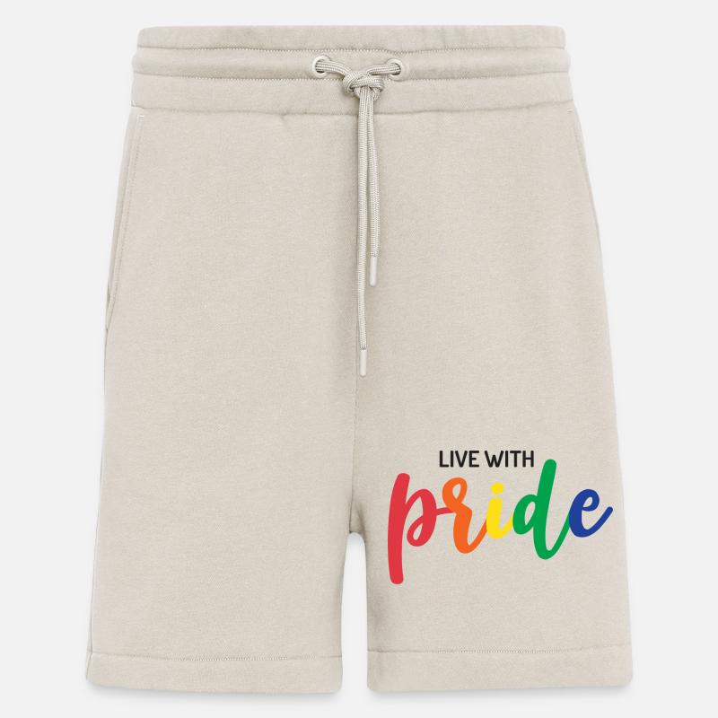 Lebe mit Stolz - Shorts - made by SPREAD - WARM CLAY