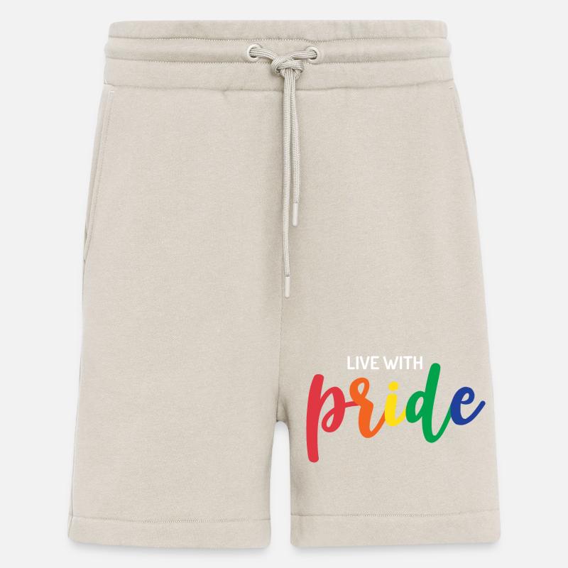 Lebe mit Stolz - Shorts - made by SPREAD - WARM CLAY