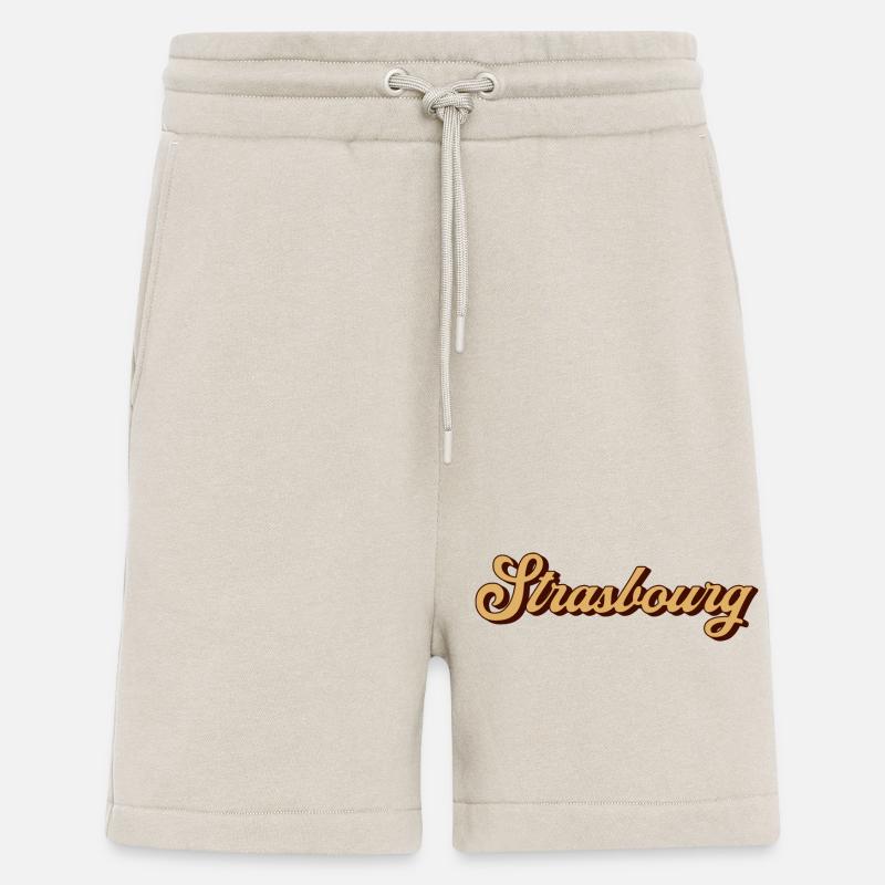 Strasbourg Script Souvenir - Shorts - made by SPREAD - WARM CLAY
