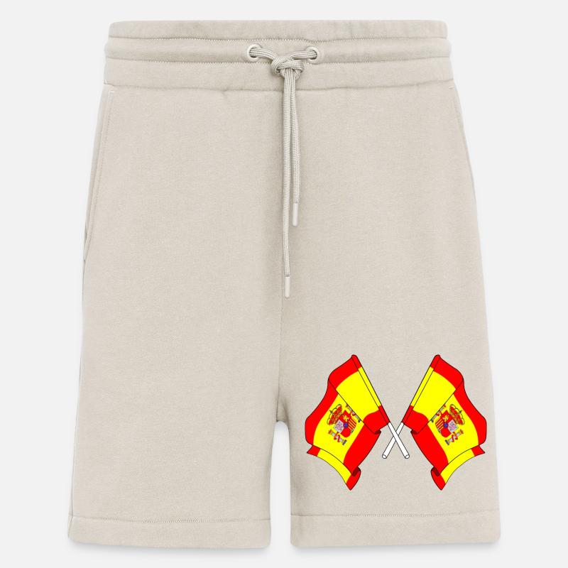Zwei Flaggen Spanien - Shorts - made by SPREAD - WARM CLAY