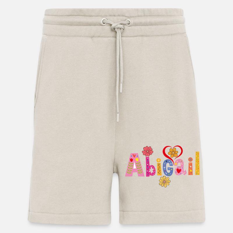 Personalisierter Abigail-Name - Shorts - made by SPREAD - WARM CLAY