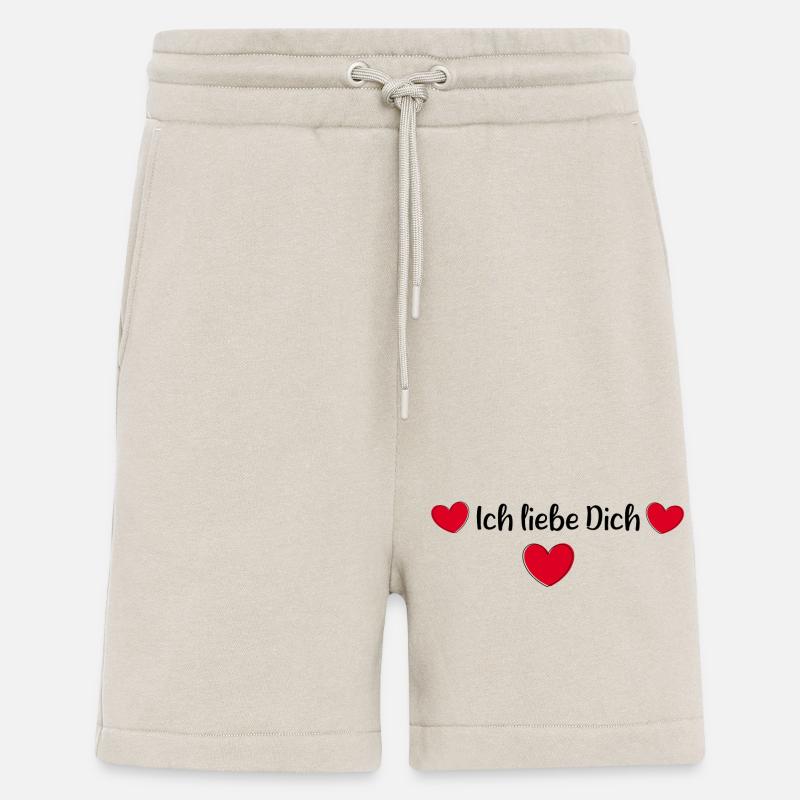 rotes Herz rot Herzen rot Herz - Shorts - made by SPREAD - WARM CLAY