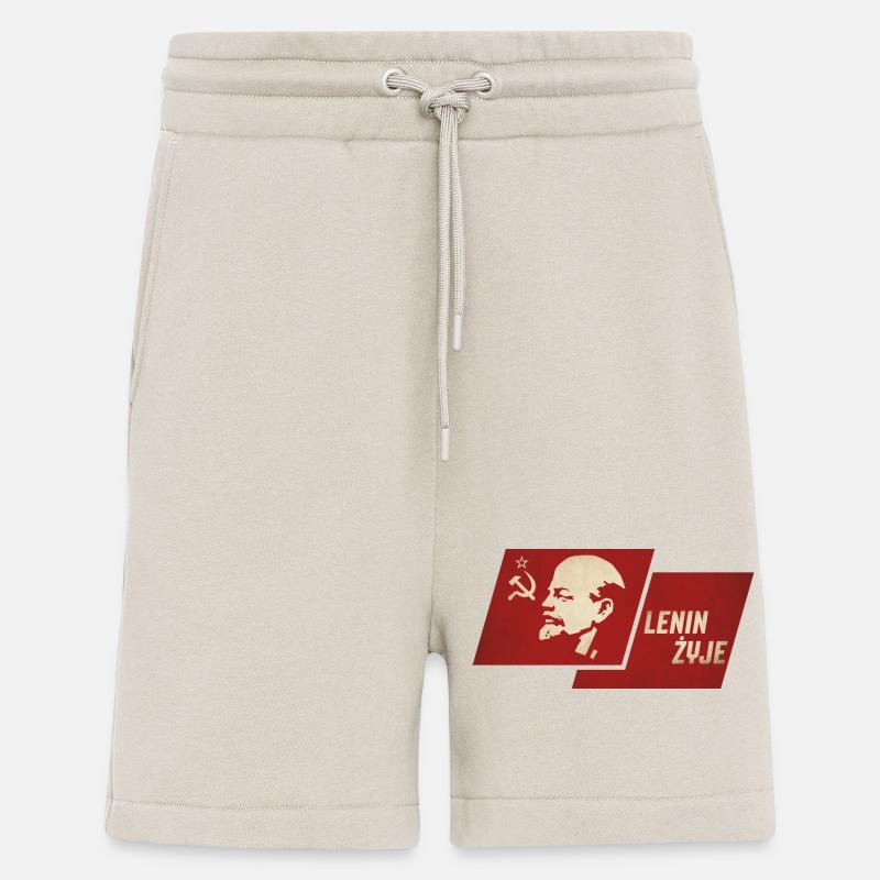 Lenin lebt - Shorts - made by SPREAD - WARM CLAY