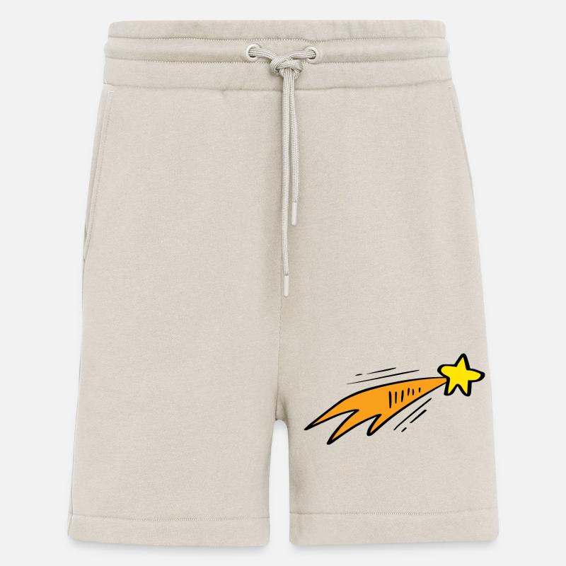 Star Trail Neon-Rakete - Shorts - made by SPREAD - WARM CLAY