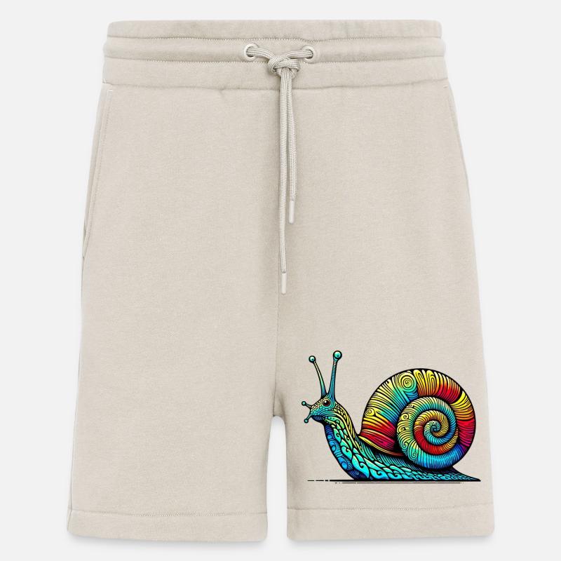 Escargot - Short bio décontracté fabriqué en UE - WARM CLAY