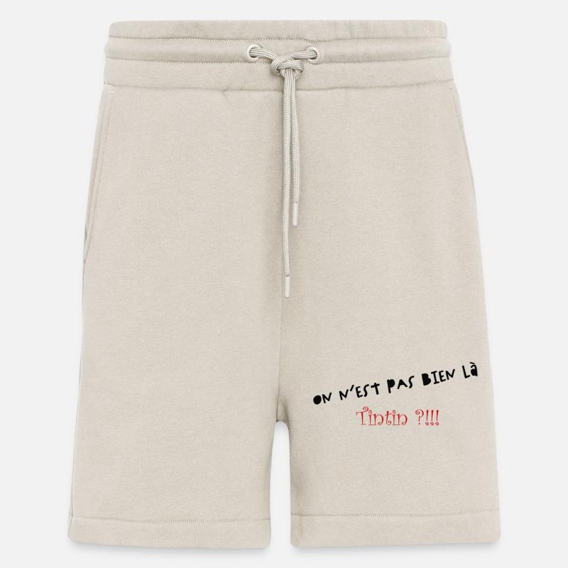 Wir sind nicht hier - Shorts - made by SPREAD - WARM CLAY