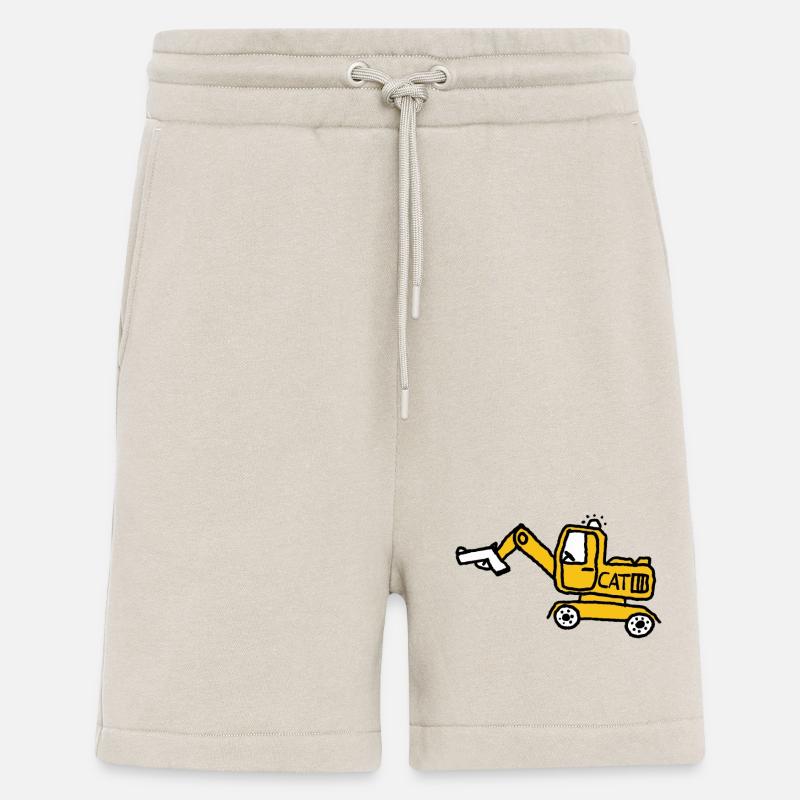 Construction danger - Shorts - made by SPREAD - WARM CLAY